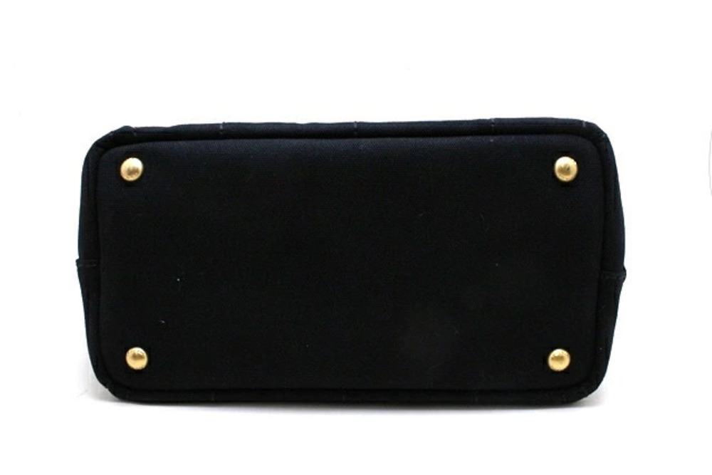Prada Canapa handbag black canvas HU